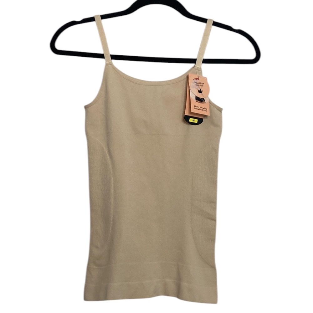 New Shapermint Essentials Cami Womens Medium Beige All Day Shapewear Tank